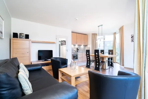 Wohnzimmer Wohnpark am Mühlenteich Ferienwohnung Nr. 30