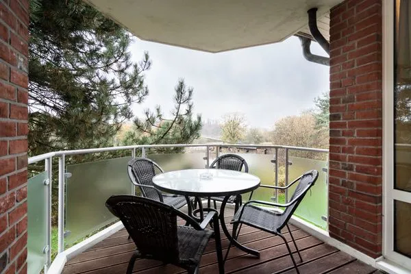 Balkon Wohnpark am Mühlenteich Ferienwohnung Nr. 30