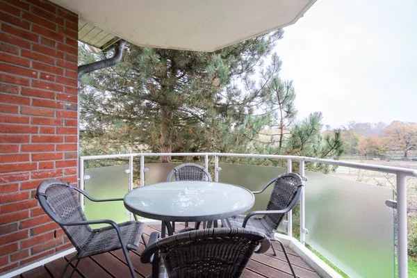 Terrasse Wohnpark am Mühlenteich Ferienwohnung Nr. 30