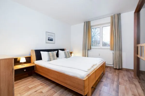 Schlafzimmer Wohnpark am Mühlenteich Ferienwohnung Nr. 31