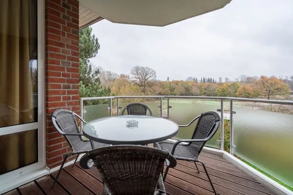 Balkon Wohnpark am Mühlenteich Ferienwohnung Nr. 31