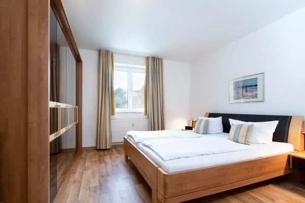 Schlafzimmer Wohnpark am Mühlenteich Ferienwohnung Nr. 32