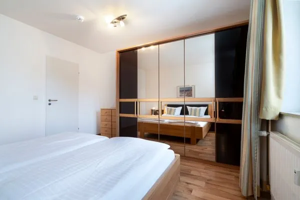 Schlafzimmer Wohnpark am Mühlenteich Ferienwohnung Nr. 32