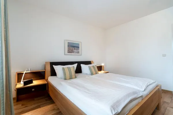 Schlafzimmer Wohnpark am Mühlenteich Ferienwohnung Nr. 32
