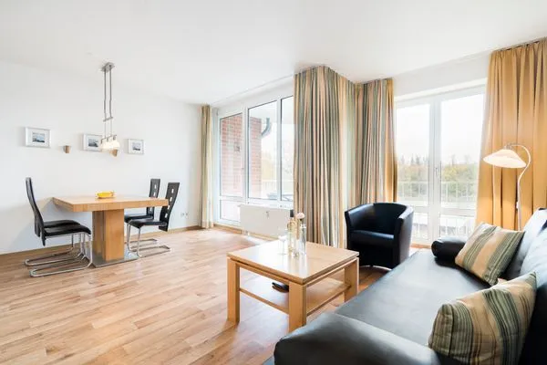 Wohnzimmer Wohnpark am Mühlenteich Ferienwohnung Nr. 32