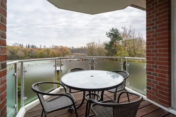 Balkon Wohnpark am Mühlenteich Ferienwohnung Nr. 32