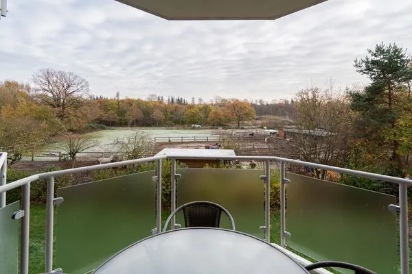 Balkon Wohnpark am Mühlenteich Ferienwohnung Nr. 32