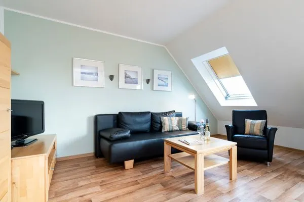 Wohnzimmer Wohnpark am Mühlenteich Ferienwohnung Nr. 37