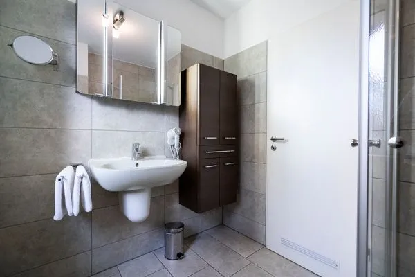 Badezimmer Wohnpark am Mühlenteich Ferienwohnung Nr. 37