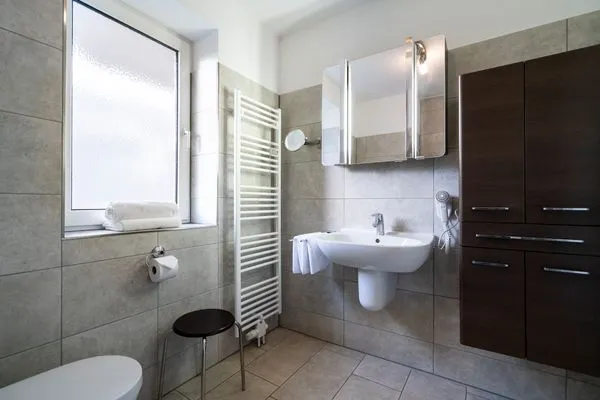 Badezimmer Wohnpark am Mühlenteich Ferienwohnung Nr. 37