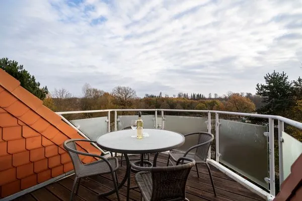 Balkon Wohnpark am Mühlenteich Ferienwohnung Nr. 37