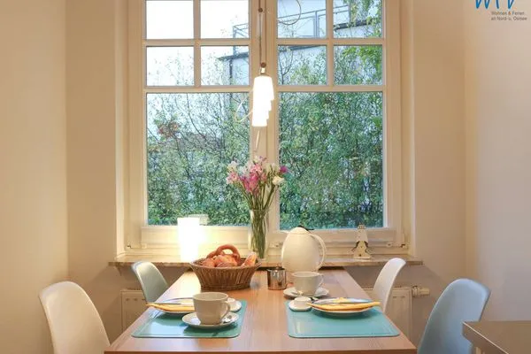 Essbereich Villa Mönchgut Ferienwohnung 4