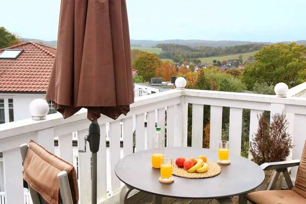 Balkon Villa Mönchgut Ferienwohnung 13