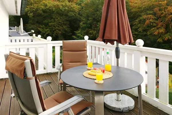 Balkon Villa Mönchgut Ferienwohnung 13