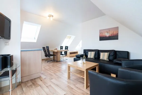 Wohnzimmer Wohnpark am Mühlenteich Ferienwohnung Nr. 38