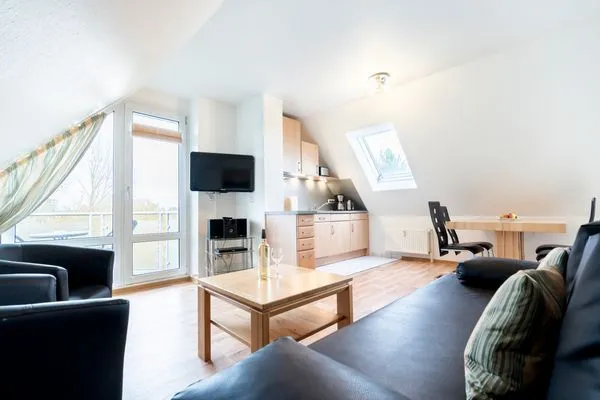 Wohnzimmer Wohnpark am Mühlenteich Ferienwohnung Nr. 38