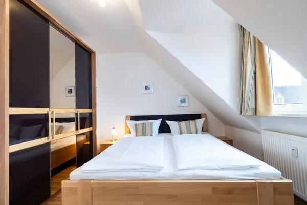 Schlafzimmer Wohnpark am Mühlenteich Ferienwohnung Nr. 38