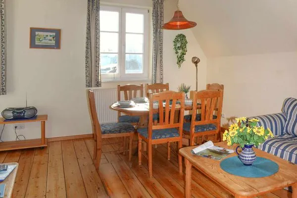 Wohnzimmer Villa Drei Rosen Ferienwohnung 4