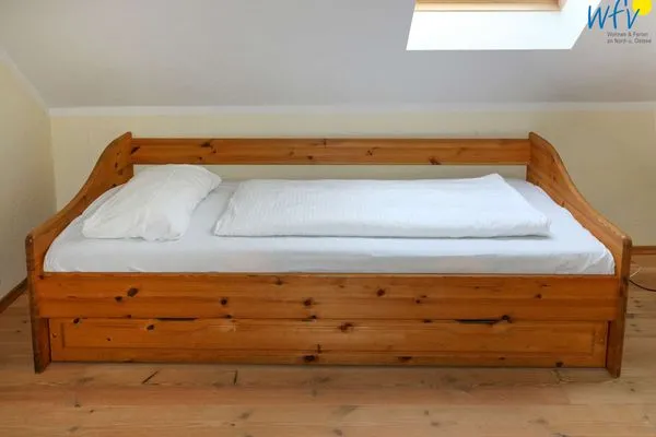 Schlafzimmer Villa Drei Rosen Ferienwohnung 4