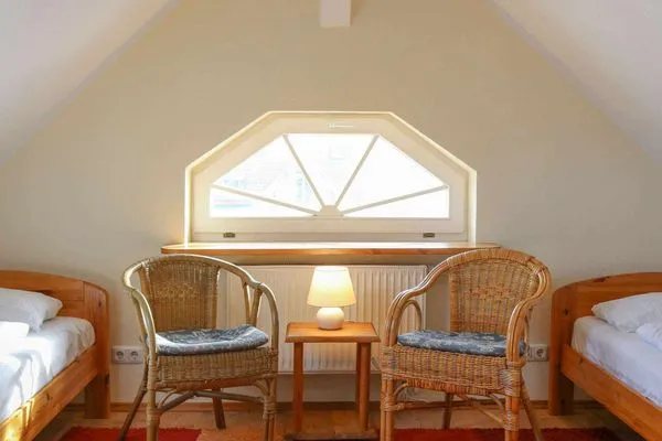 Schlafzimmer Villa Drei Rosen Ferienwohnung 4