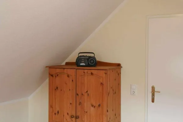 Schlafzimmer Villa Drei Rosen Ferienwohnung 4