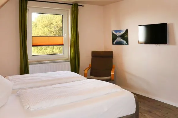 Schlafzimmer Schäferhaus Ferienwohnung 1