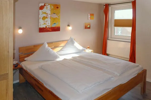 Schlafzimmer Schäferhaus Ferienwohnung 1