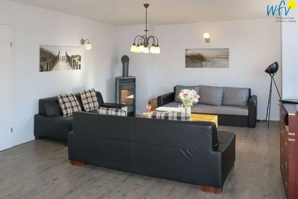 Wohnzimmer Schäferhaus Ferienwohnung 1