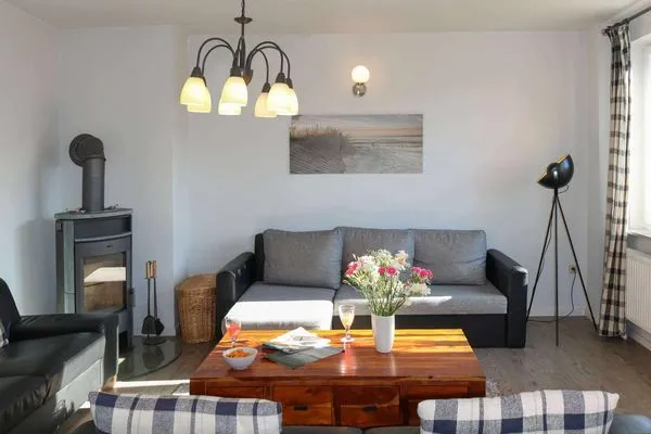 Wohnzimmer Schäferhaus Ferienwohnung 1