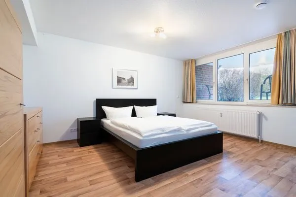 Schlafzimmer Wohnpark am Mühlenteich Ferienwohnung Nr. 28