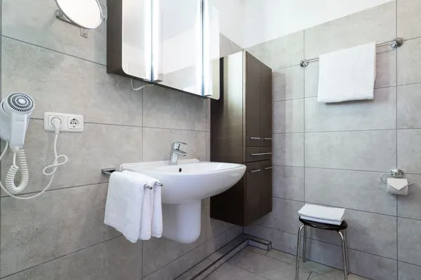 Badezimmer Wohnpark am Mühlenteich Ferienwohnung Nr. 28