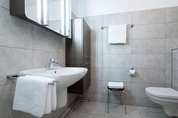 Badezimmer Wohnpark am Mühlenteich Ferienwohnung Nr. 28