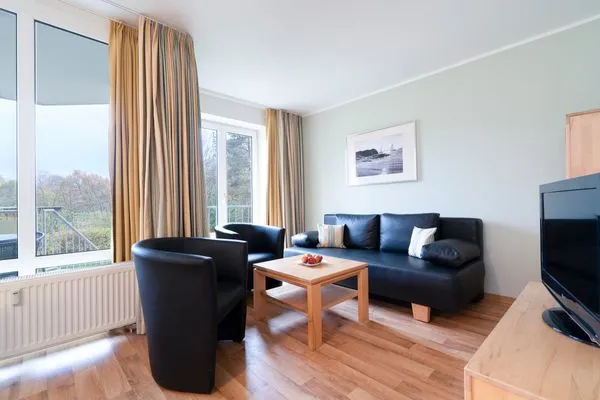 Wohnzimmer Wohnpark am Mühlenteich Ferienwohnung Nr. 28