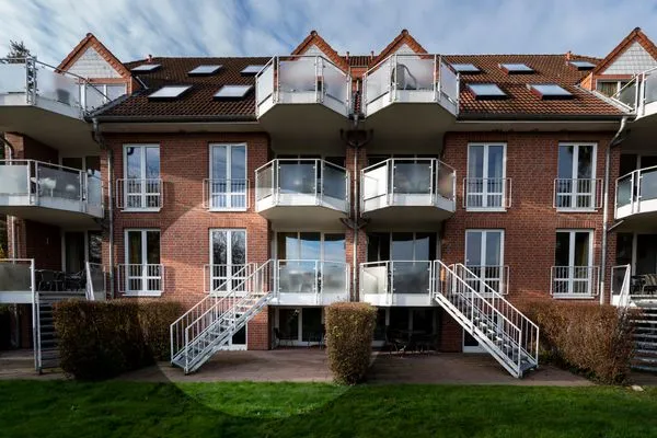 Terrasse Wohnpark am Mühlenteich Ferienwohnung Nr. 28