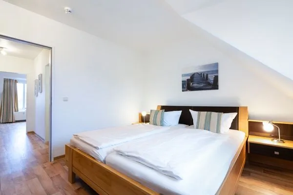 Schlafzimmer Wohnpark am Mühlenteich Ferienwohnung Nr. 35