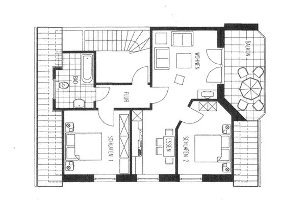 Grundriss Zur Hanse Wohnung 2.3 - Zur Hanse Nord