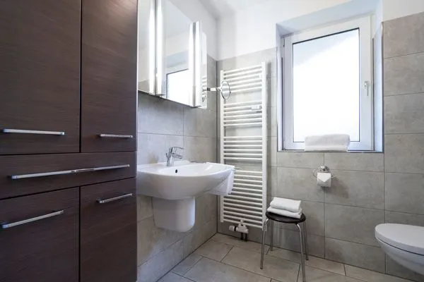 Badezimmer Wohnpark am Mühlenteich Ferienwohnung Nr. 34