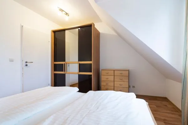 Schlafzimmer Wohnpark am Mühlenteich Ferienwohnung Nr. 34
