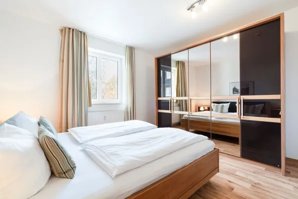 Schlafzimmer Wohnpark am Mühlenteich Ferienwohnung Nr. 33