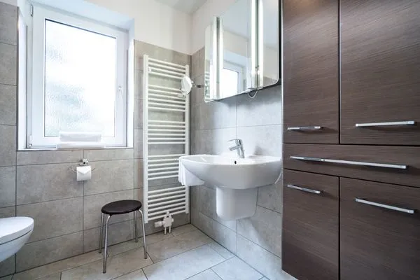 Badezimmer Wohnpark am Mühlenteich Ferienwohnung Nr. 33