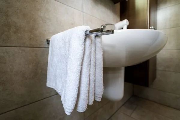 Badezimmer Wohnpark am Mühlenteich Ferienwohnung Nr. 33