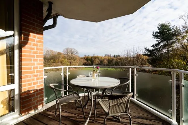 Balkon Wohnpark am Mühlenteich Ferienwohnung Nr. 33