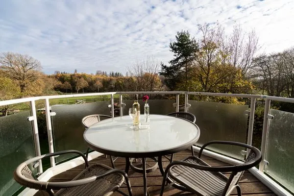 Balkon Wohnpark am Mühlenteich Ferienwohnung Nr. 33