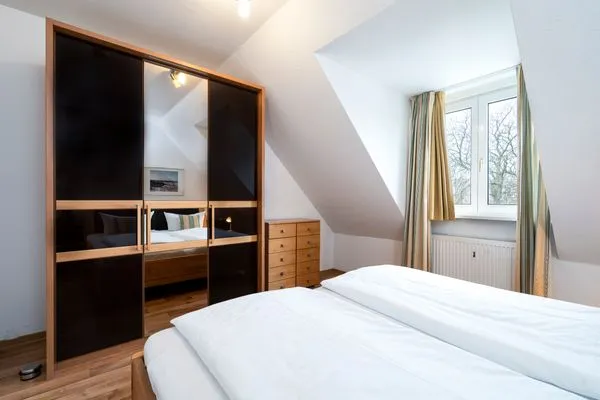 Schlafzimmer Wohnpark am Mühlenteich Ferienwohnung Nr. 36