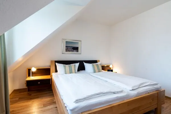 Schlafzimmer Wohnpark am Mühlenteich Ferienwohnung Nr. 36