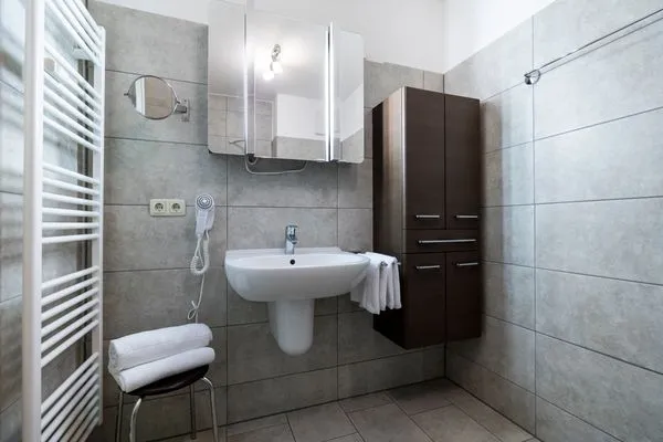 Badezimmer Wohnpark am Mühlenteich Ferienwohnung Nr. 36