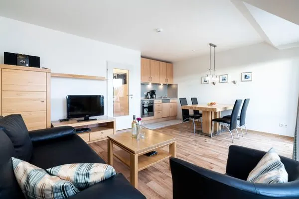 Wohnzimmer Wohnpark am Mühlenteich Ferienwohnung Nr. 36