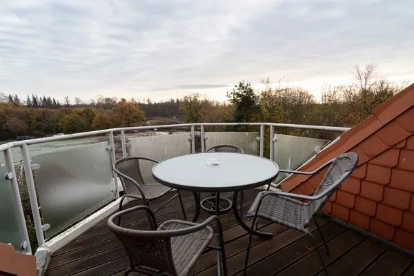 Balkon Wohnpark am Mühlenteich Ferienwohnung Nr. 36