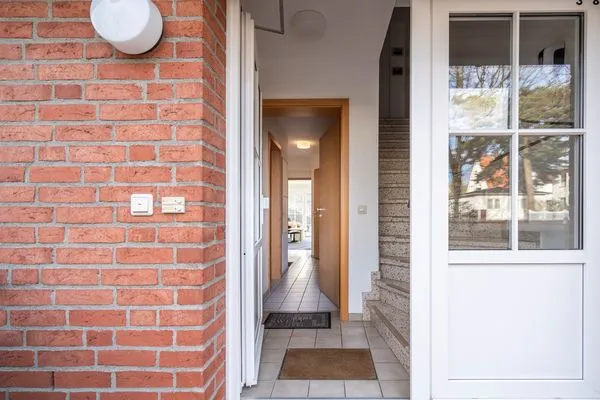 Eingang Gorch-Fock-Park Ferienwohnung "App. 3"