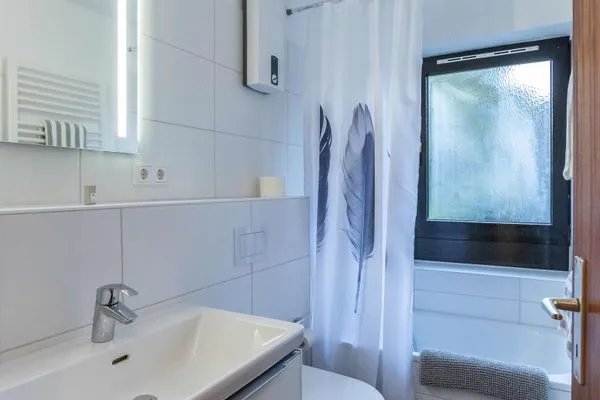 Badezimmer  Ferienwohnung Lilian